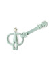 Matchstick Monkey Double Soother Clip - Mint Green and Dusty Pink image number 2